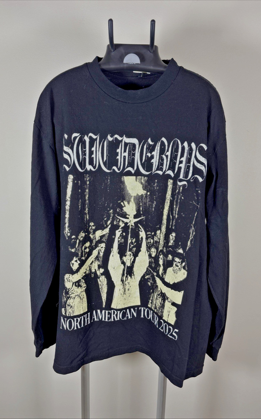 $UICIDEBOY$ GREYDAY 2025 Long Sleeve Size L SUICIDEBOYS North American Tour
